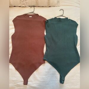 Abercrombie Bundle of 2 Sweater Bodysuits size XL